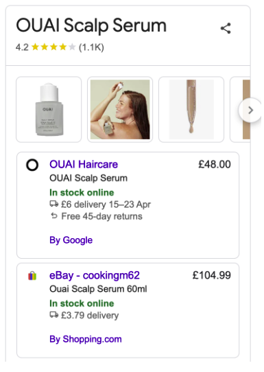 OUAI scalp serum_product ratings