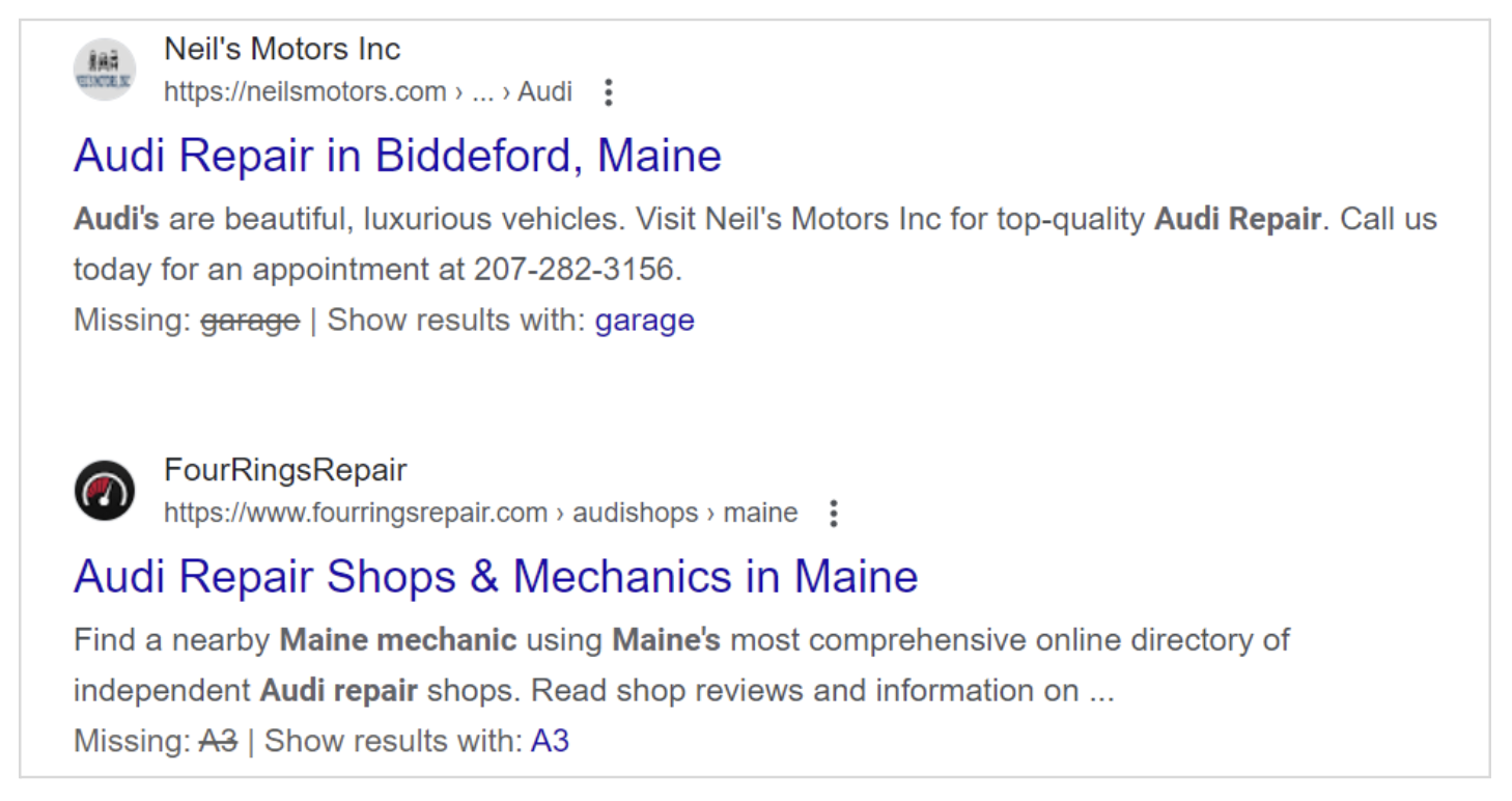 Search query_auto repair